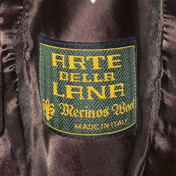 ARTE DELLA LANA vintage Wool brown unisex Fedora Hat VVGUC size medium - Picture 3 of 11